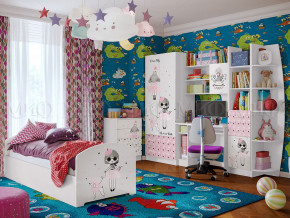Детская комната Юниор-2 Мальвина в Губкинском - gubkinskij.magazinmebel.ru | фото - изображение 1