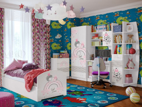 Детская комната Юниор-2 Принцесса 1 в Губкинском - gubkinskij.magazinmebel.ru | фото