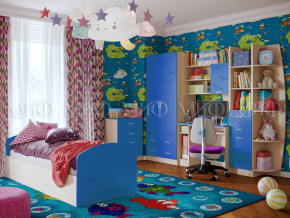 Детская комната Юниор-2 Синий в Губкинском - gubkinskij.magazinmebel.ru | фото