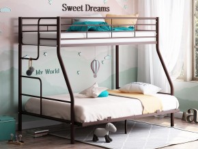 Двухъярусная кровать Гранада-3 140 коричневый в Губкинском - gubkinskij.magazinmebel.ru | фото