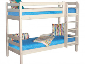 Двухъярусная кровать Соня с прямой лестницей Вариант 9 белая в Губкинском - gubkinskij.magazinmebel.ru | фото - изображение 2