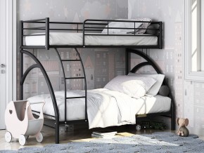 Двухъярусная кровать Виньола 2 Черная в Губкинском - gubkinskij.magazinmebel.ru | фото