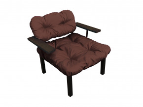 Кресло Дачное коричневая подушка в Губкинском - gubkinskij.magazinmebel.ru | фото