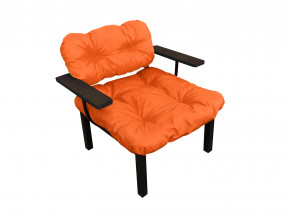 Кресло Дачное оранжевая подушка в Губкинском - gubkinskij.magazinmebel.ru | фото