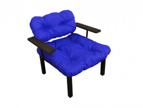 Кресло Дачное синяя подушка в Губкинском - gubkinskij.magazinmebel.ru | фото