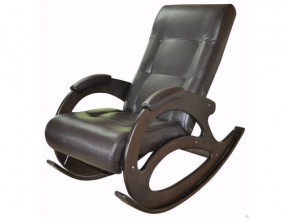 Кресло-качалка К 5/3 коричневое в Губкинском - gubkinskij.magazinmebel.ru | фото