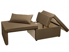 Кресло-кровать Милена рогожка brown в Губкинском - gubkinskij.magazinmebel.ru | фото - изображение 3