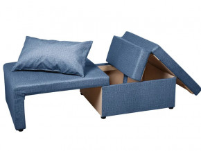 Кресло-кровать Милена велюр синий в Губкинском - gubkinskij.magazinmebel.ru | фото - изображение 2