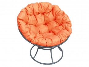 Кресло Папасан без ротанга оранжевая подушка в Губкинском - gubkinskij.magazinmebel.ru | фото - изображение 1
