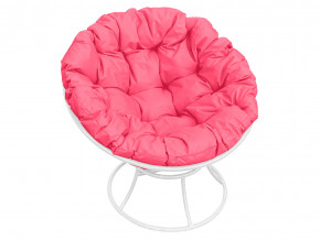 Кресло Папасан без ротанга розовая подушка в Губкинском - gubkinskij.magazinmebel.ru | фото