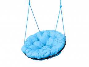 Кресло Папасан подвесное голубая подушка в Губкинском - gubkinskij.magazinmebel.ru | фото