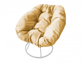 Кресло Пончик без ротанга бежевая подушка в Губкинском - gubkinskij.magazinmebel.ru | фото - изображение 1
