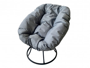 Кресло Пончик без ротанга серая подушка в Губкинском - gubkinskij.magazinmebel.ru | фото - изображение 1