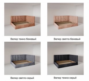 Кровать Вертикаль угловая 0.9 м с ортопедическим основанием в Губкинском - gubkinskij.magazinmebel.ru | фото - изображение 6