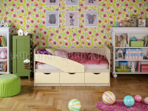 Кровать Бабочки 1800 Ваниль в Губкинском - gubkinskij.magazinmebel.ru | фото