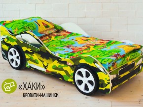 Кровать детская машина Хаки в Губкинском - gubkinskij.magazinmebel.ru | фото - изображение 2
