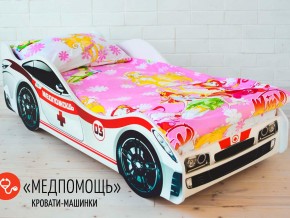 Кровать детская машина Медпомощь в Губкинском - gubkinskij.magazinmebel.ru | фото