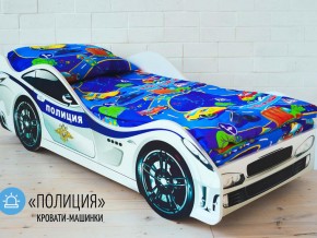 Кровать детская машина Полиции в Губкинском - gubkinskij.magazinmebel.ru | фото - изображение 1