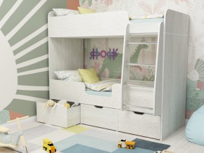 Кровать двухъярусная Малыш двойняшка винтерберг-феритейл в Губкинском - gubkinskij.magazinmebel.ru | фото