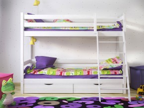 Кровать двухъярусная Сонечка с ящиками и лестницей в Губкинском - gubkinskij.magazinmebel.ru | фото - изображение 2