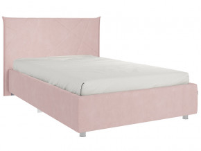 Кровать Квест 1200 велюр нежно-розовый в Губкинском - gubkinskij.magazinmebel.ru | фото