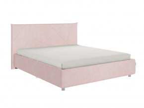 Кровать Квест 1600 велюр нежно-розовый в Губкинском - gubkinskij.magazinmebel.ru | фото