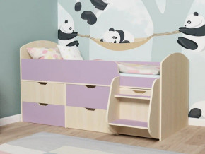 Кровать Малыш-7 Дуб-Ирис в Губкинском - gubkinskij.magazinmebel.ru | фото