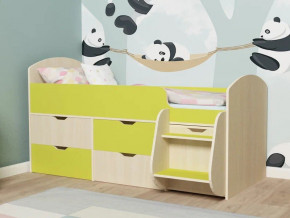 Кровать Малыш-7 Дуб-лайм в Губкинском - gubkinskij.magazinmebel.ru | фото