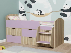 Кровать Малыш-7 Ясень-ирис в Губкинском - gubkinskij.magazinmebel.ru | фото