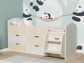Кровать Малыш-7 Винтербер-Дуб в Губкинском - gubkinskij.magazinmebel.ru | фото - изображение 1