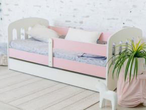 Кровать Малыш с ящиком розовый в Губкинском - gubkinskij.magazinmebel.ru | фото