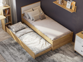 Кровать одинарная Милан выкатная с настилом в Губкинском - gubkinskij.magazinmebel.ru | фото
