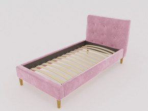 Кровать Пайли 900 розовый в Губкинском - gubkinskij.magazinmebel.ru | фото