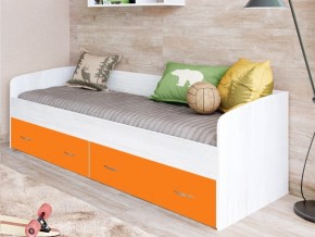 Кровать с выкатными ящиками Винтерберг, оранжевый в Губкинском - gubkinskij.magazinmebel.ru | фото