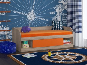 Кровать Соня 4 сонома-оранжевый в Губкинском - gubkinskij.magazinmebel.ru | фото - изображение 1