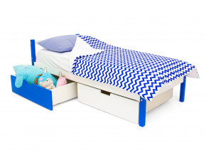 Кровать Svogen classic с ящиками сине-белый в Губкинском - gubkinskij.magazinmebel.ru | фото - изображение 3