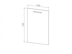 П 45 Комплект для посудомоечной машины 450 мм (цоколь + фасад) ЛДСП в Губкинском - gubkinskij.magazinmebel.ru | фото
