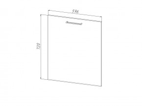 П 60 Комплект для посудомоечной машины 600 мм (цоколь + фасад) ЛДСП в Губкинском - gubkinskij.magazinmebel.ru | фото