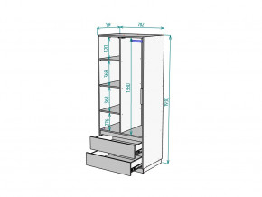 Шкаф Malta light H297 Белый в Губкинском - gubkinskij.magazinmebel.ru | фото - изображение 2