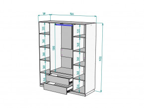 Шкаф Malta light H302 Белый в Губкинском - gubkinskij.magazinmebel.ru | фото - изображение 2