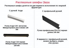 Шкаф с 1 ящиком со штангой Экон ЭШ1-РП-24-4-R-1я с зеркалом в Губкинском - gubkinskij.magazinmebel.ru | фото - изображение 2